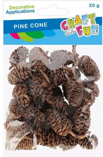 Craft with Fun Verschiedenes Bastelbedarf Natürliche Kiefernzapfen 20g Cf Pbh 12/144