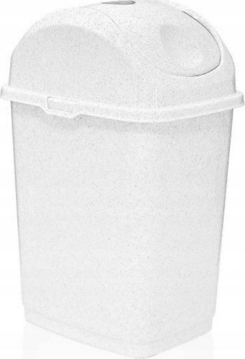 Katex Plastic Recycling Bin 5lt White Katex Plastic Recycling Bin 5lt White