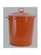 Atmosphere Metallic Waste Bin 21lt Orange