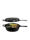 Atusa Cast Iron Pan with Lid 27cm
