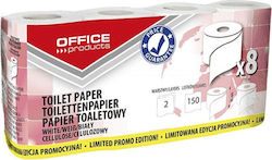Office Products Toilettenpapier 8 Rollen 2 Lagen 8 Packungen