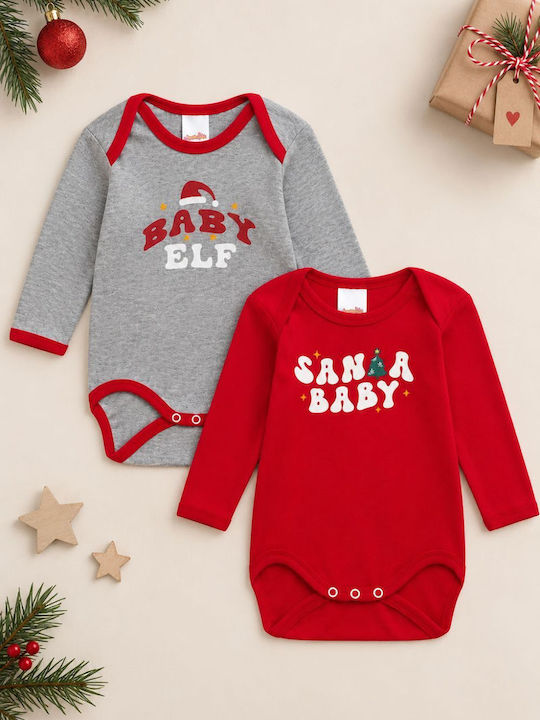 Minerva X-Mas Tree Set Bodysuit with Pants Multicolour 2 Pieces
