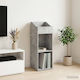 vidaXL Hi-Fi Furniture Grey 36x36x95.5cm