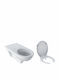 Geberit Λεκάνη Κρεμαστή Rimless με Καζανάκι Λευκή 4025410754134