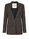 Silvian Heach Women's Blazer Dark Grey