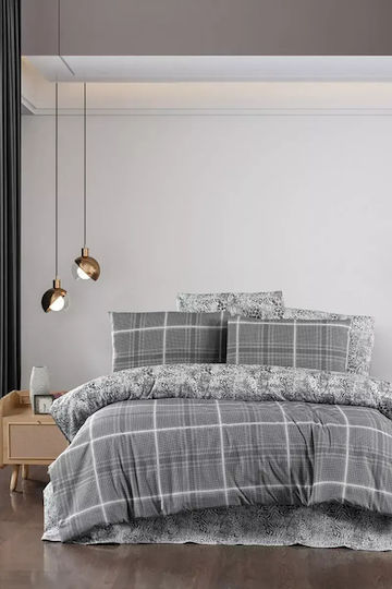 Mc Decor Подредба Шалтета Прездвойно Сив 230x250см 3 Бройки