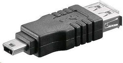 PremiumCord mini USB male σε USB-A female