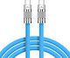 Leewello Leewello USB Typ-C Kabel Männlich Blau 3m 783089