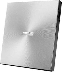 Asus Външен DVD/CD/CD записващ/четящ устройство Сребрист Asus Външен DVD/CD/CD записващ/четящ устройство Сребрист
