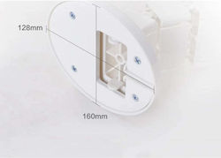 Ergosolid Cable Organization Clip 1pc White