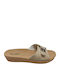Women's Flat Sandals Beige