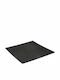 Delta Delta Fußmatte Rutschfest aus Gummi Schwarz 50x50cm Dicke 10mm