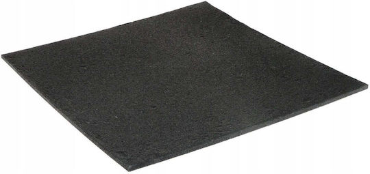 Delta Delta Fußmatte Rutschfest aus Gummi Schwarz 50x50cm Dicke 10mm