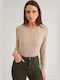 Velvet Damen-Bodysuit Mit Spitze Beiges