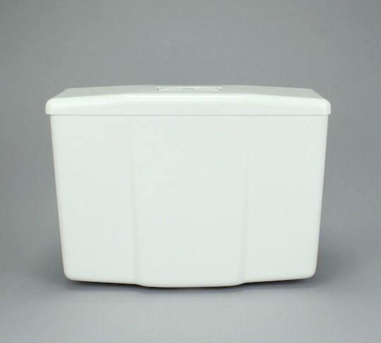 Inter-sano Wall Mounted Plastic Toilet Flush Rectangular Low Pressure