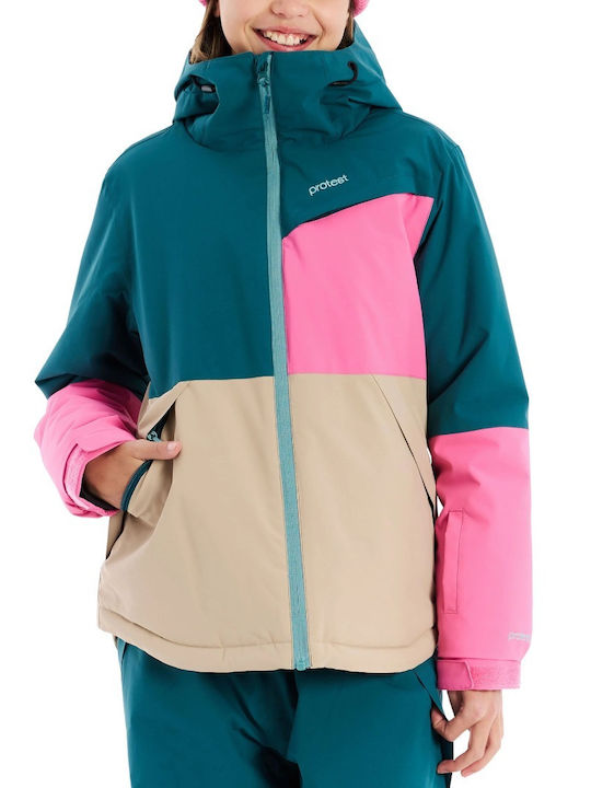 Snowjacket Kids Casual Jacket Short Rainstorm Blue