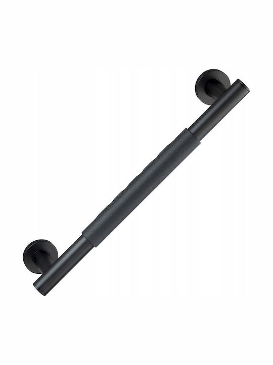 Wenko Secura Bathroom Grab Bar 40cm Black