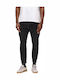 Pantaloni de Blugi pentru Bărbați Cropped Relaxed Tapered Fit Negri
