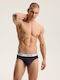 Men's Slip Blue-Purple 2Pack