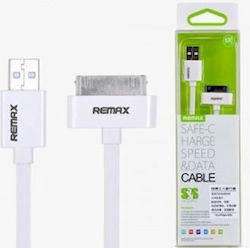 Remax USB to 30-Pin Cable Λευκό 1m 1τμχ