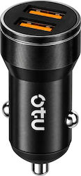 Car Charger 2.4A with Ports 2xUSB-A Black Colour Car Charger 2.4A with Ports 2xUSB-A Black Colour