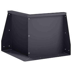vidaXL Gartenzaunbedarf Blumenbeet aus Stahl 50x50x30cm vidaXL Gartenzaunbedarf Blumenbeet aus Stahl 50x50x30cm