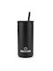 Emerson Thermos Bottle Plastic / Stainless Steel BPA Free 400ml Eco Friendly with Straw