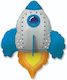 Amscan Geburtstags Luftballon Folie Jumbo Blau 60cm