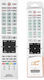 Lamex Universal Remote Control for Toshiba TVs