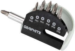 Graphite Σετ 7 Μύτες Κατσαβιδιού Σταυρός Graphite Σετ 7 Μύτες Κατσαβιδιού Σταυρός