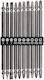 Graphite Set 10 Kreuzschlitz / Stern Schraubendreher-Bits