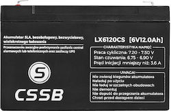 CSSB Μπαταρία UPS 6V 12Ah