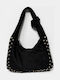 Damentasche Schulter Wildleder Schwarze