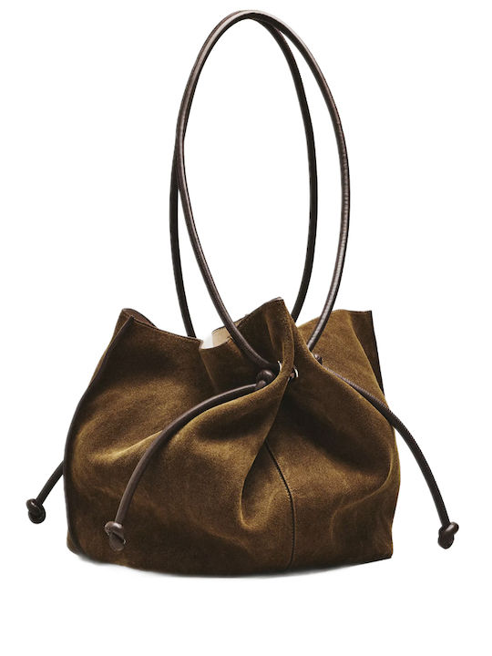 Farm Rio Δερμάτινη Γυναικεία Tote Τσάντα Suede Farm Rio Δερμάτινη Γυναικεία Tote Τσάντα Suede