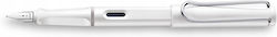 Lamy Safari 019 Πένα Γραφής Λευκή με Λευκό Μελάνι