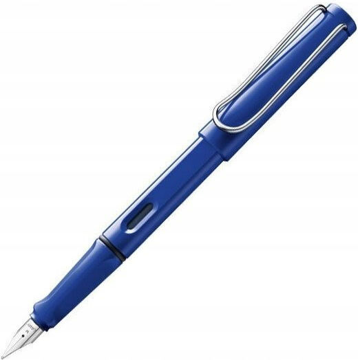 Lamy Safari 014 Stilou de scris Albastru din Plastic cu Cerneală Albastră