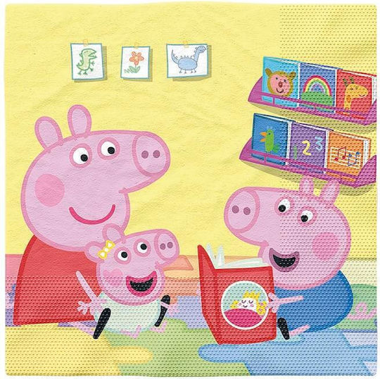 Party-Servietten Peppa Schwein Τζορτζ & Ήβη 16 Stück