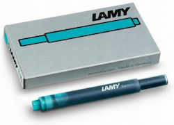 Lamy Lamy T10 5 Ersatz- und Füllfederhaltertinten für Füllfederhalter Türkise Lamy Lamy T10 5 Ersatz- und Füllfederhaltertinten für Füllfederhalter Türkise