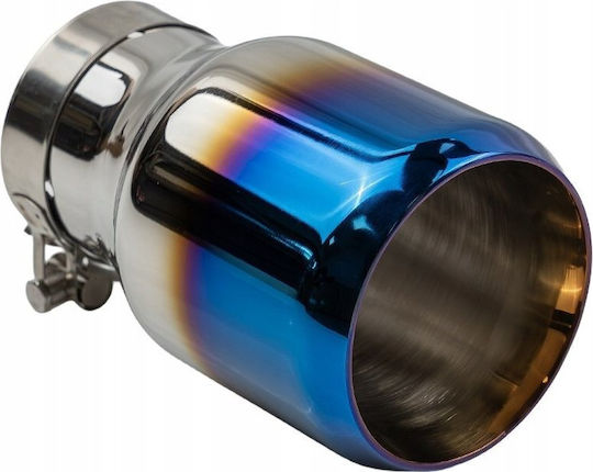 Poujoulat Kaminrohr Auslass Typ:25 89mm Eingang 70mm Poliert Burn
