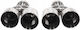 Poujoulat Kaminrohr Abschluss Typ 34 89mmx2 Eingang 76mm Set