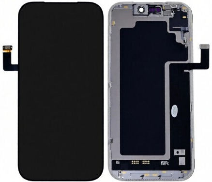 Apple iPhone 17 Pro LCD+Touch Bildschirm Schwarz Service Pack Original Sensor Flex