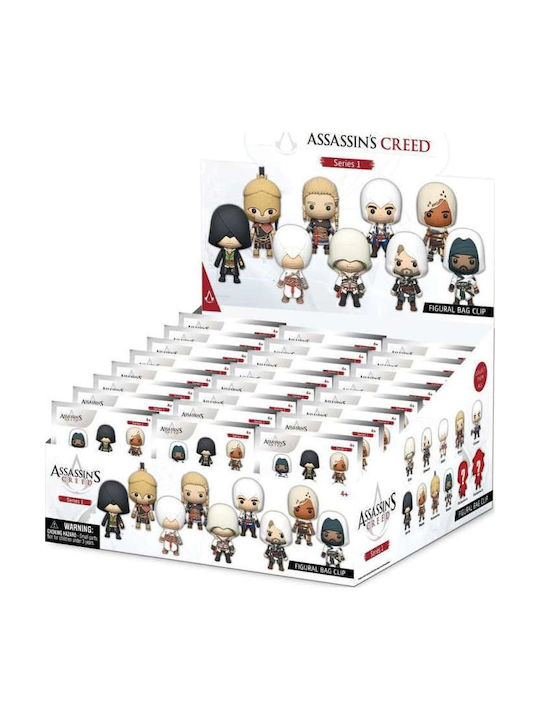 Assassin's Creed 3D PVC Keychain Series 1 Display Set 24 Pieces
