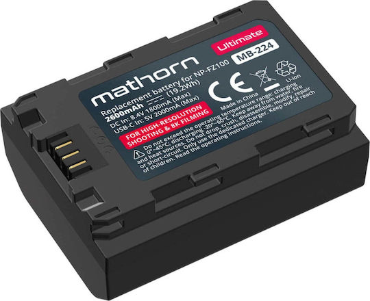 Mathorn Sony Kamerabatterien Kompatibler Batterieladegerät