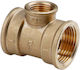 Ferro Pipe Tee Connection Brass 27mm T09Z