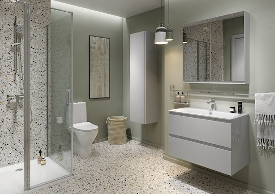 Cersanit Unitate De Mobilier Pentru Baie Fără Lavoar Alb