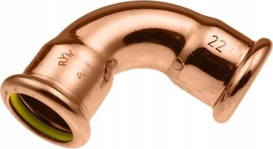 Kan-therm Ъгъл 90° Меден Газ 18 S Kan-therm