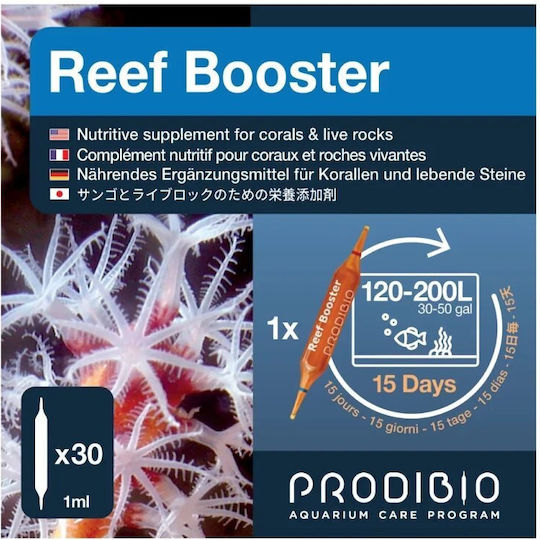 Prodibio Reef Booster 30 Ампули Хранителна Добавка За Морски Аквариум