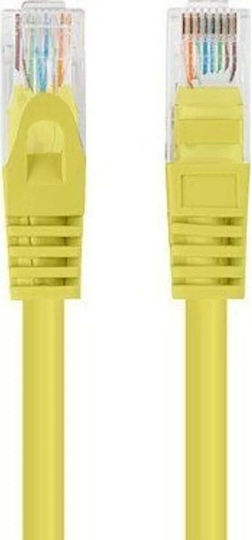 Lanberg U/UTP Cat.6 (Gigabit) Καλώδιο Δικτύου Ethernet 2m Κίτρινο 10τμχ