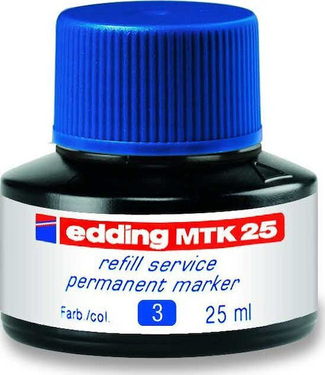 Edding Marker Albastru Rezistent la spălare 25ml
