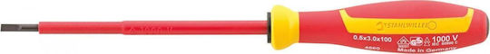 Stahlwille Electrician Screwdriver VDE 1000V Straight Size 0.4x75mm